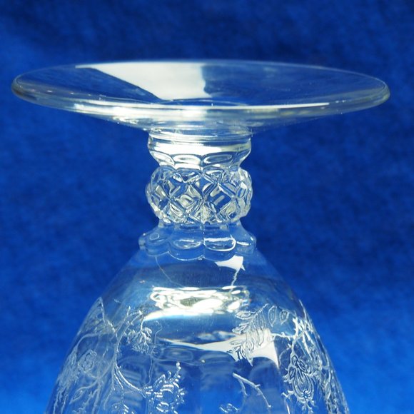 Vintage Fostoria Chintz Oyster/Fruit Cocktail - Picture 10 of 14